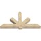 Ekena Millwork Kennewick Rough Sawn Timber Gable Bracket, Douglas Fir, 72"W x 39"H x 6"D x 6"F, 13/12 Pitch GBW072X39X0606KEN00RDF - alternate 4